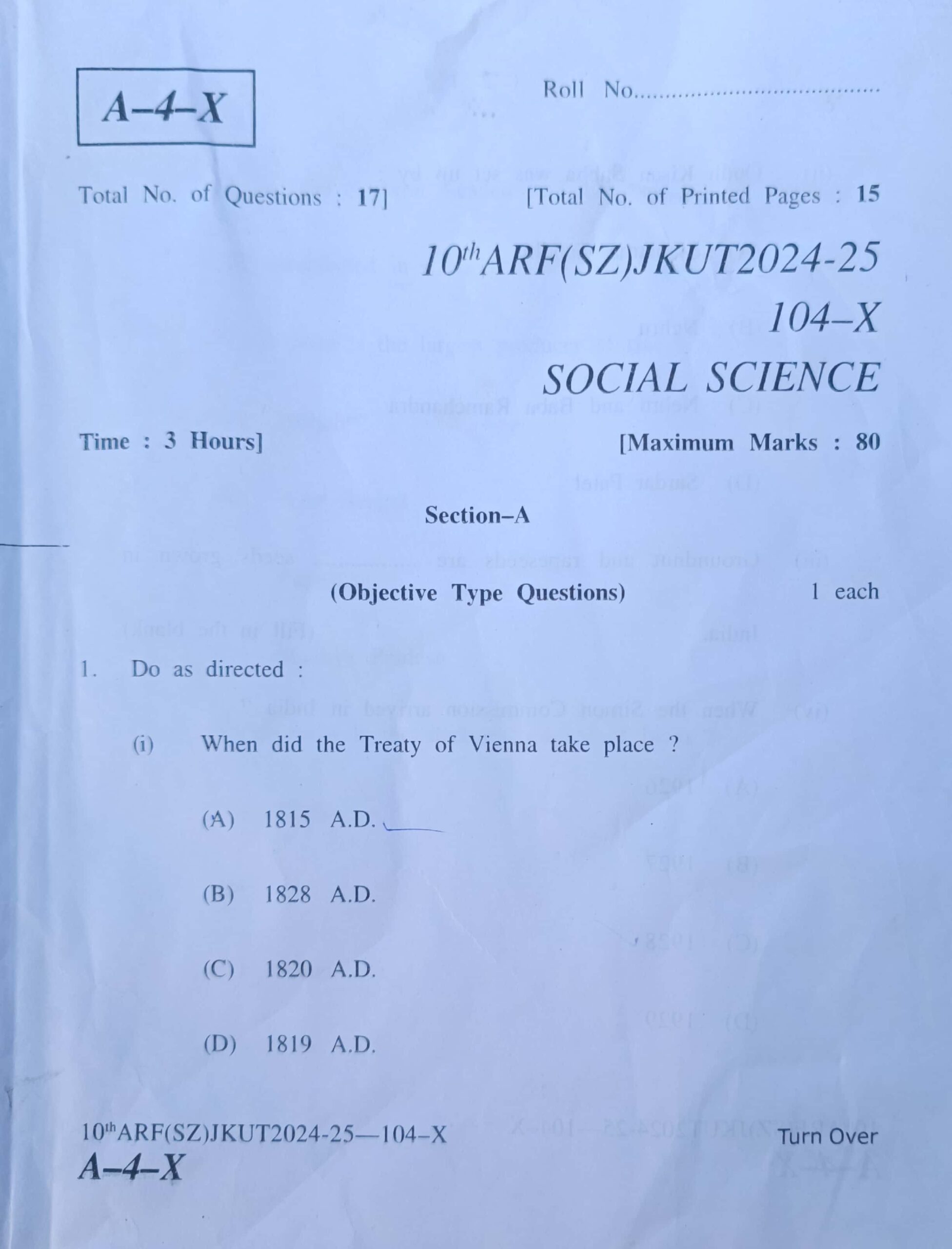 JKBOSE 10th science swipse