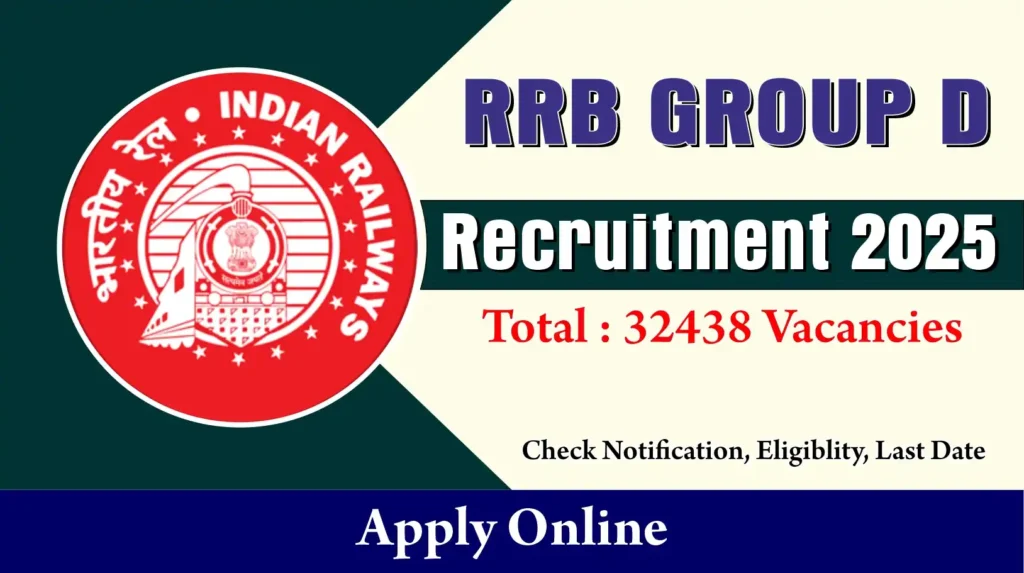 RRB Group D 2025 for 32,438 Posts: Registration date extended till March 1; rrb group d swipse