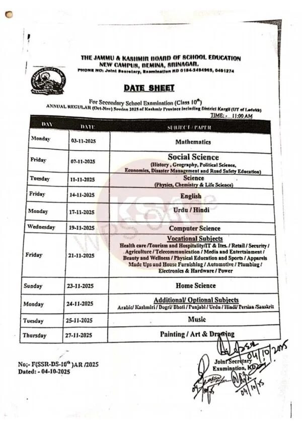 JKBOSE Class 10th Date Sheet 2025 Download @jkbose.nic.in InShot 20251004 210805466 600x849 1